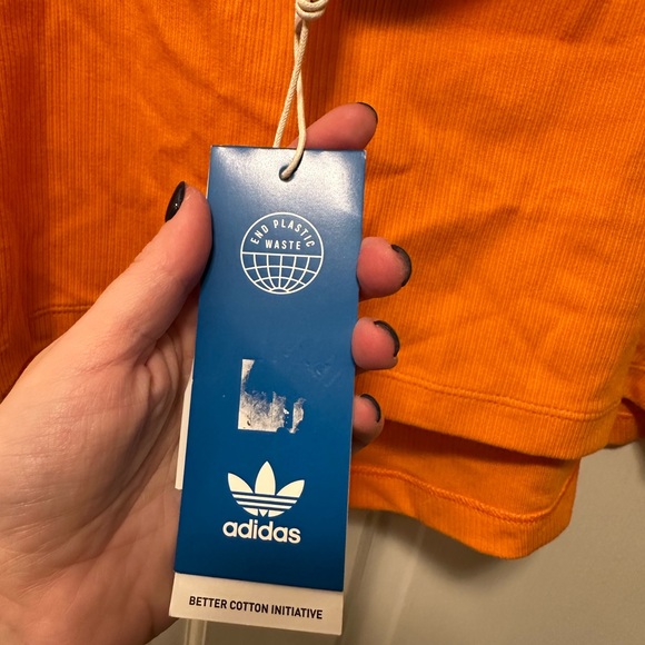 Adidas Essentials Tank‎ Rib Crop Top - Picture 5 of 7